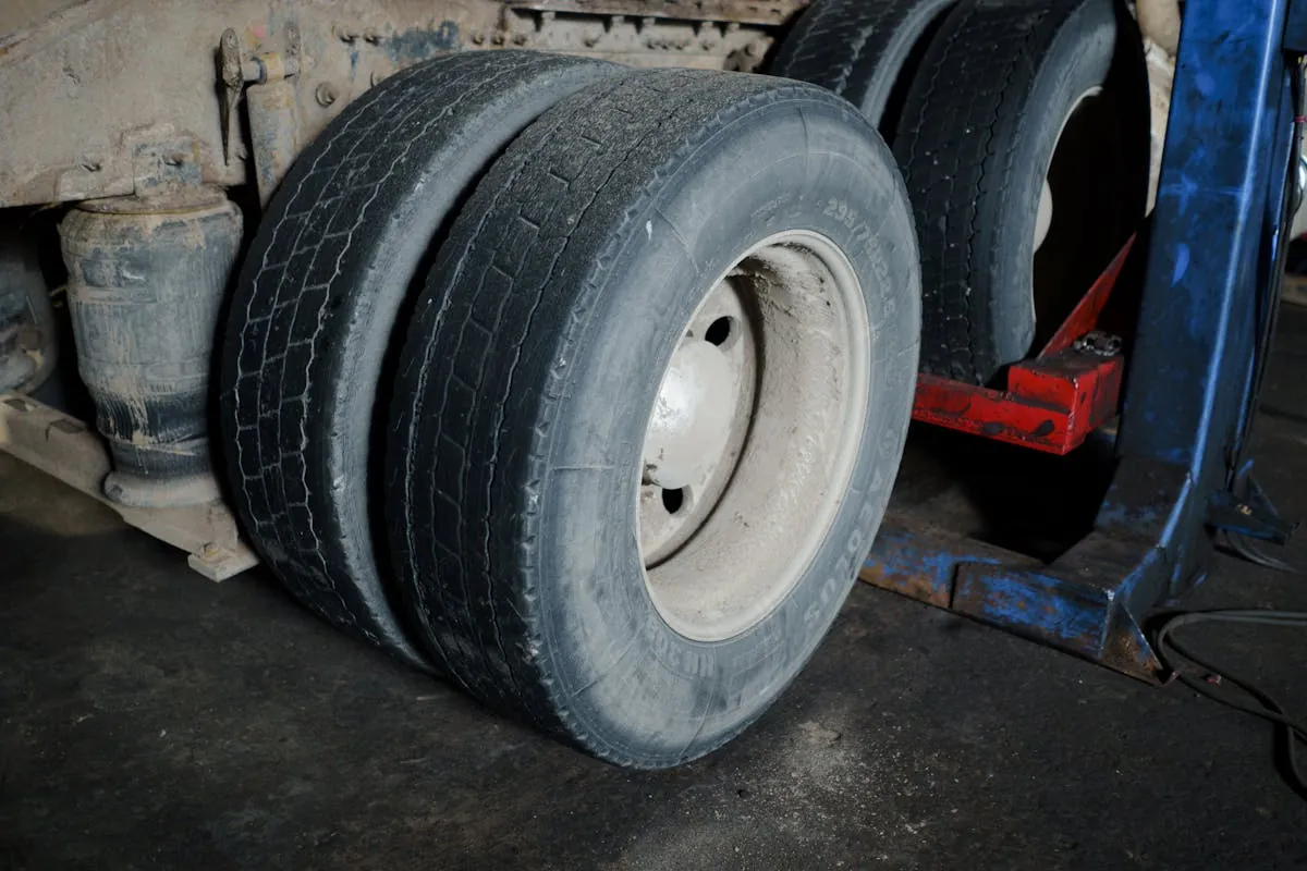 Close-up of a tyre sidewall showing the load index and speed rating